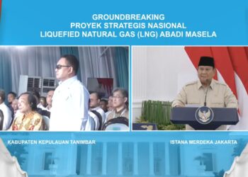 Groundbreaking LNG Abadi Masela dengan Investasi Rp342 Triliun