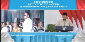 Groundbreaking LNG Abadi Masela dengan Investasi Rp342 Triliun