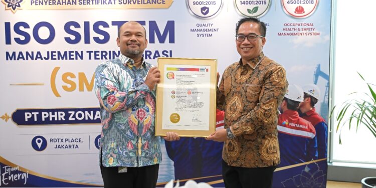 Pertahankan Sertifikasi ISO Sistem Manajemen Terintegrasi, PHR Perkuat Tata Kelola dan Keunggulan Bisnis