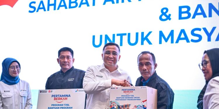 Pertamina Hidupkan Gotong Royong di Daerah Bencana