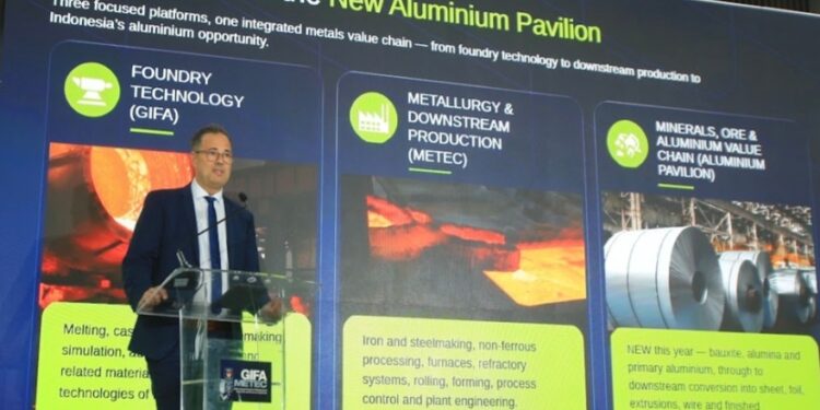 GIFA dan METEC Indonesia 2026, Ajang Pertemuan Pengecor Logam, Metalurgi, Pengolahan Aluminium, dan Hilirisasi