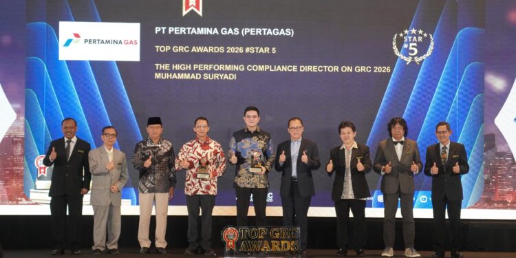 Pertagas Sabet Penghargaan Tertinggi TOP GRC Awards 2026
