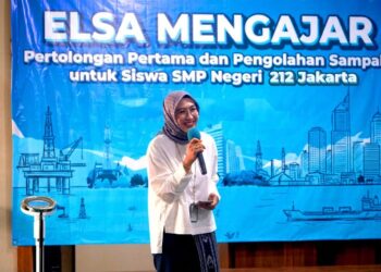ELSA Mengajar Tanamkan Kepedulian dan Kesiapsiagaan Sejak Dini di SMPN 212 Jakarta