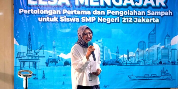 ELSA Mengajar Tanamkan Kepedulian dan Kesiapsiagaan Sejak Dini di SMPN 212 Jakarta