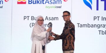PTBA Sabet Dua Penghargaan Katadata ESG Insight Award 2026