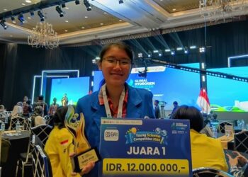 Mahasiswa UPER Raih Juara 1 Young Scientist Competition 2026 Berkat Riset Hidrogen