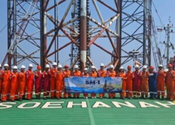 SKK Migas dan SAKA Energi Sepinggan Optimis Ngebor Sumur Eksplorasi Saka Manpatu-1
