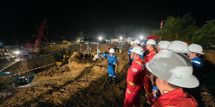 Kepala SKK Migas Laporkan Progress Perbaikan Pipa Gas Bocor
