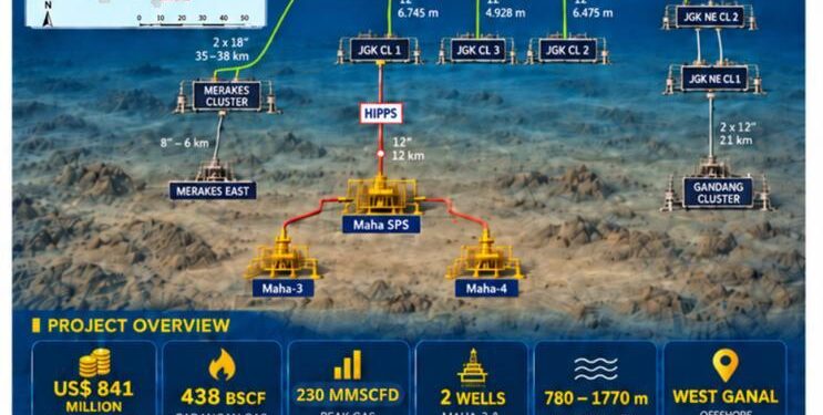 Peresmian Penerimaan Gas JNE#6 dan Faailitas Produksi Lapangan Maha – South Hub