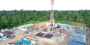 Rig PDSI Sukses Ngebor Sumur Pengembangan BNG-084 di Struktur Benuang, Field Adera, Sumsel