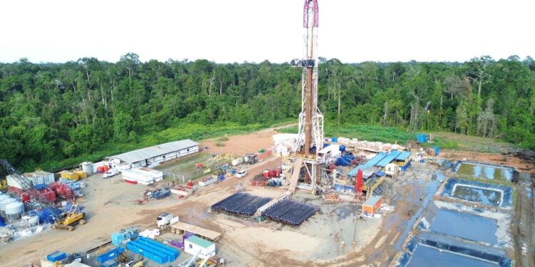 Rig PDSI Sukses Ngebor Sumur Pengembangan BNG-084 di Struktur Benuang, Field Adera, Sumsel