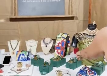 Dubes Zuhairi Sambangi Pameran Produk Kerajinan UMKM Tunisia