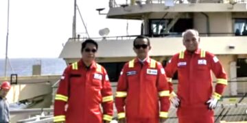 Tuntasnya Eksplorasi Seismic dengan Kapal Siesmic “Ramform Sovereign” Ditinjau Langsung Menteri Bahlil